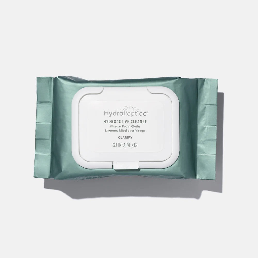 HYDROPEPTIDE Hydroactive Cleanse Lingette micellaire nettoyante antioxydante anti-âge