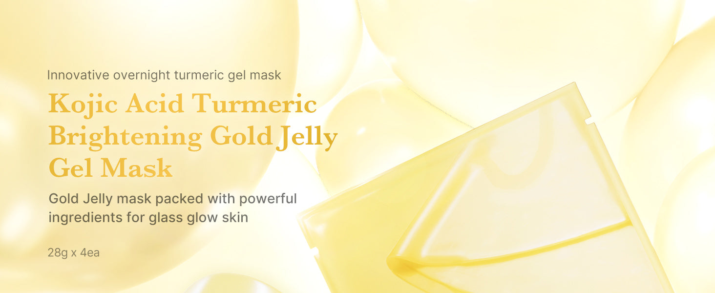 Medicube Kojic Acid Turmeric Brightening Gel Mask X4 set