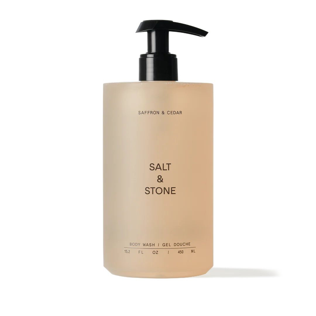 Gel douche Salt&Stone Safran et cèdre