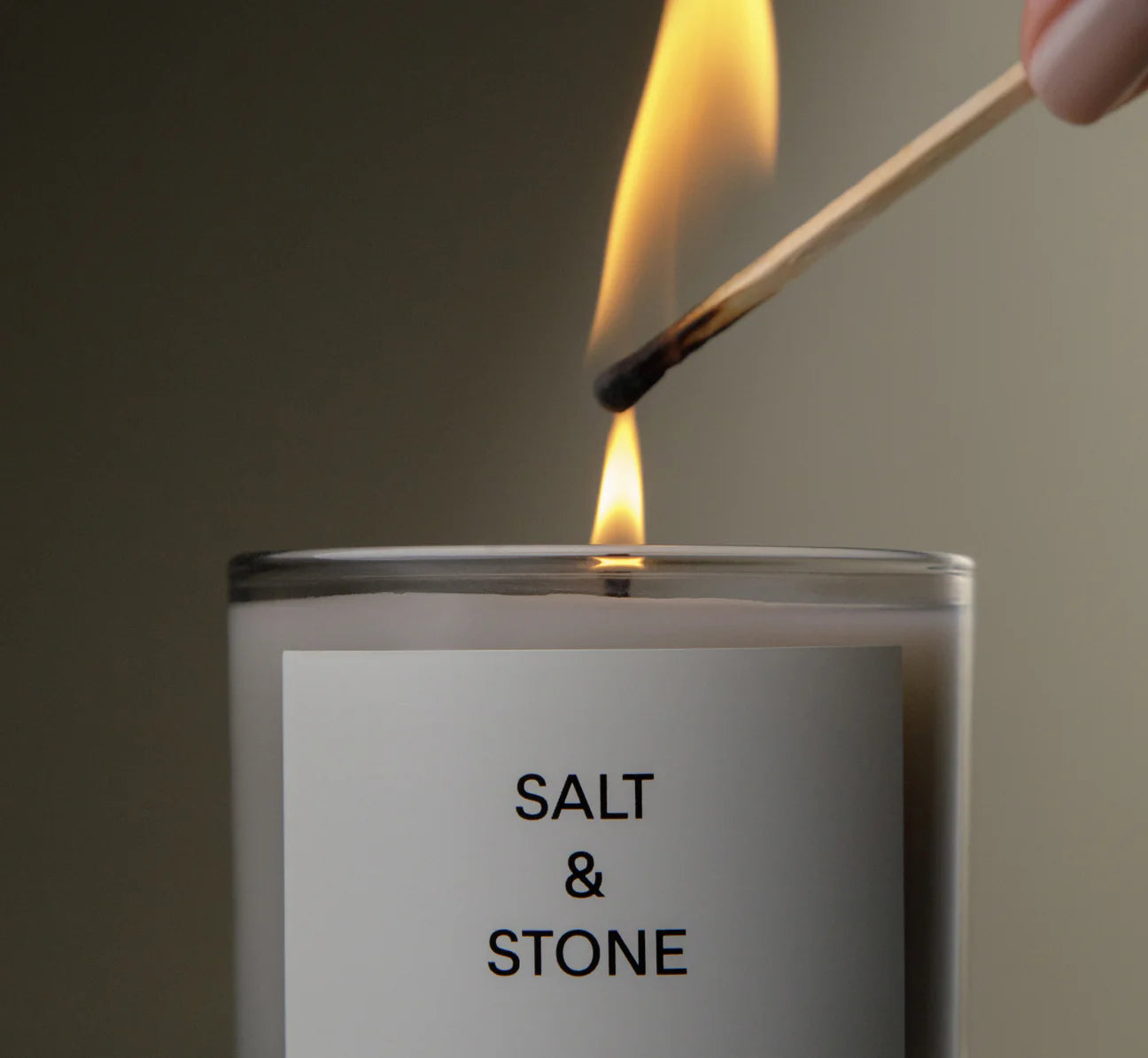 Bougie Salt&Stone Figue & Violette