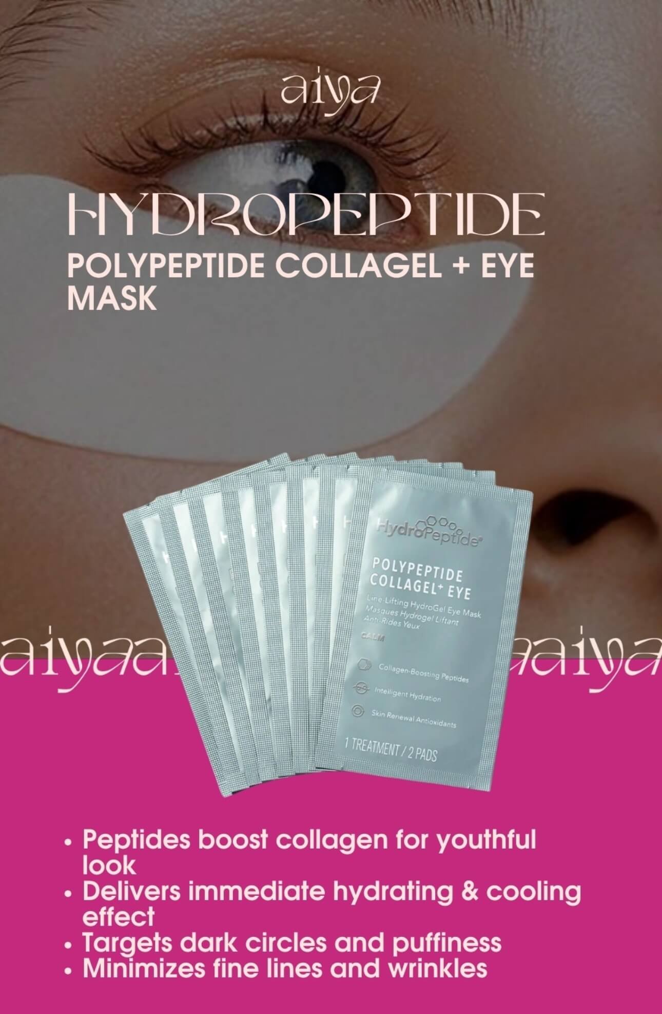 Hydropeptide PolyPeptide Collagène + MASQUE POUR LES YEUX