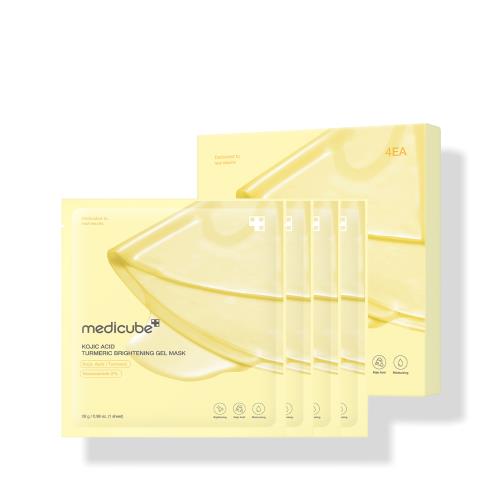 Medicube Kojic Acid Turmeric Brightening Gel Mask X4 set