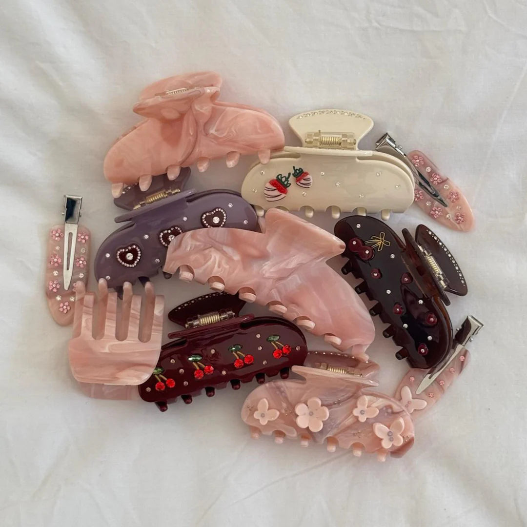 Clip Emi Jay Sweetheart Pink Chantilly Angel