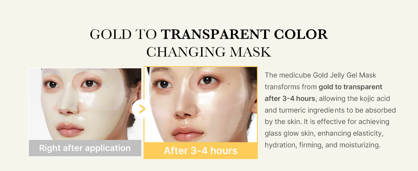 Medicube Kojic Acid Turmeric Brightening Gel Mask X4 set