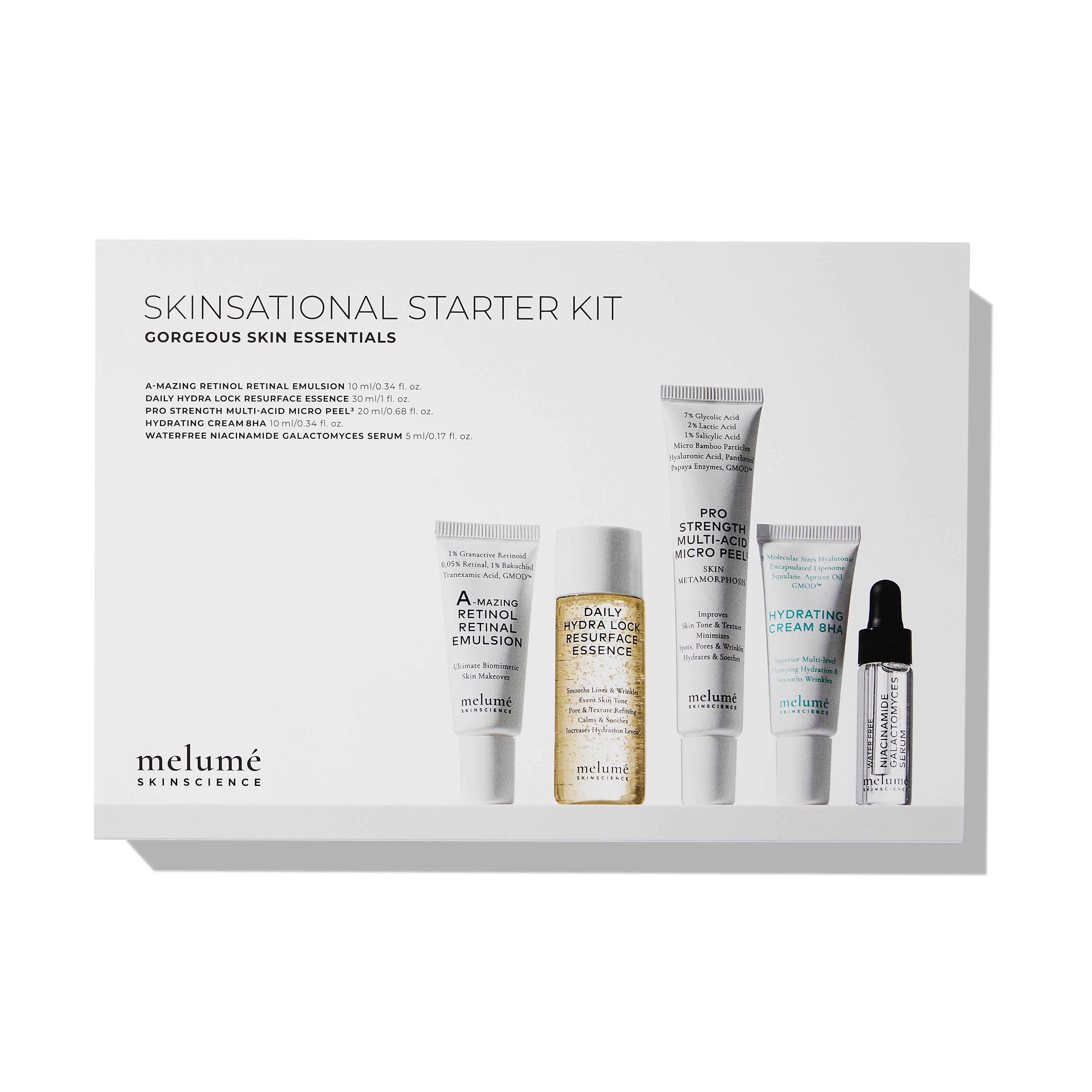 Melumé Skinscience Skinsational Starter Kit B2B