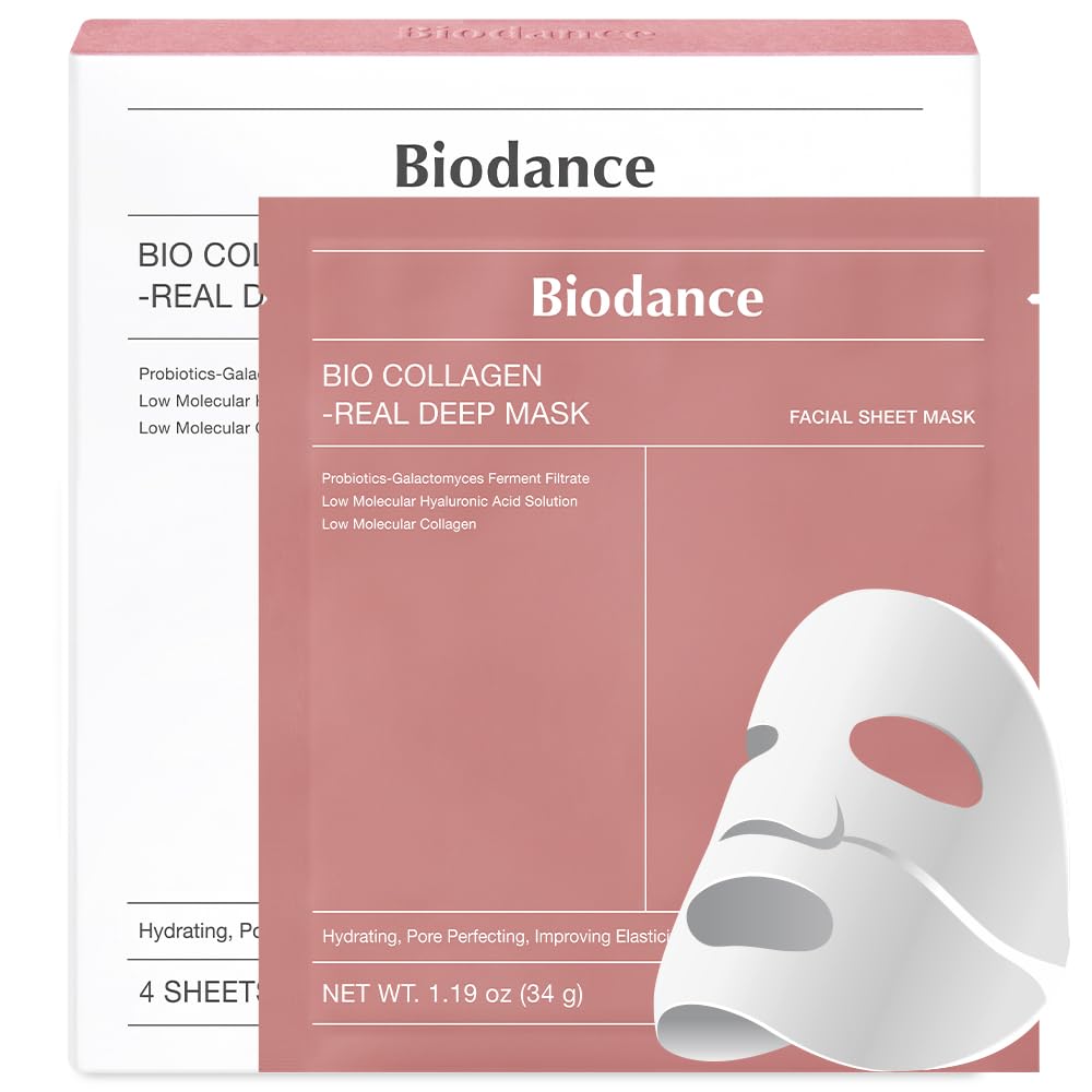 Coffret de 4 masques profonds Biodance Bio-Collagen Real