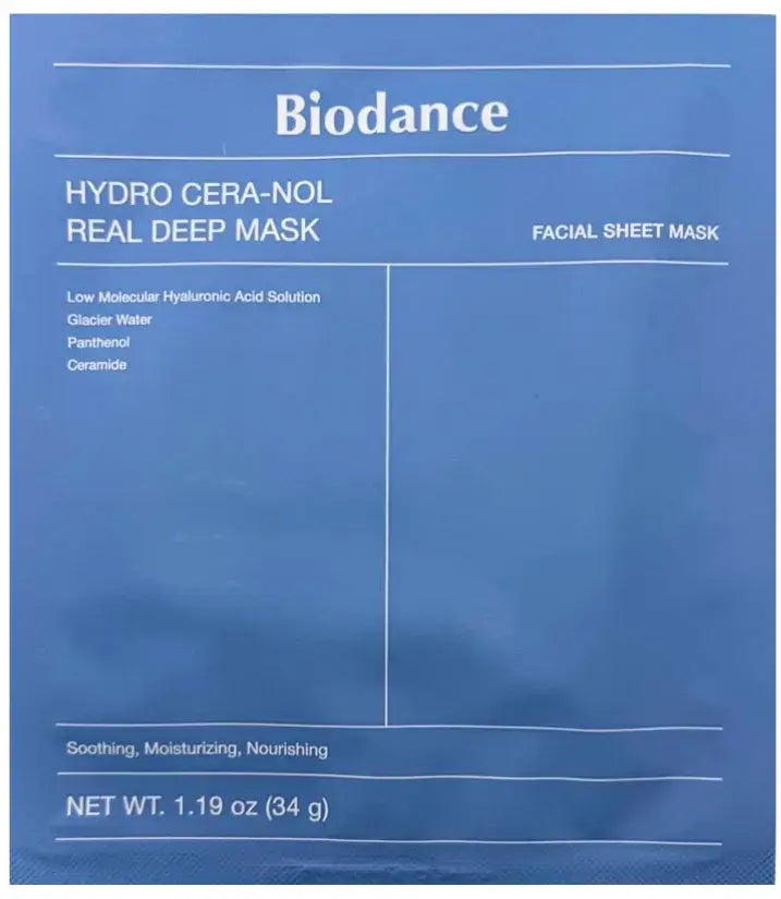 Coffret 4 masques profonds Biodance Hydro Cera-Nol Real